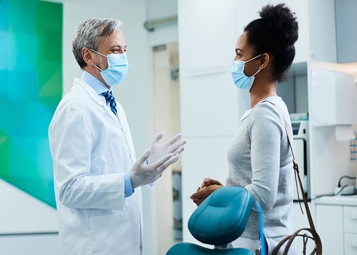 asking questions from Iranian dentist